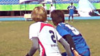 Maria Cahill playing at the World Games 2009. Photography by Sophie Watson.