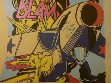 Lichtenstein mural