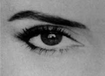 A woman's eye