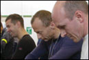 The Old Oxford Triathletes prepare to set off. 