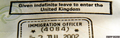Visa stamp