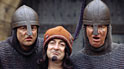 Tony Robinson as the Sheriff with his soldiers