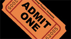 a ticket stub