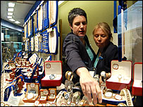 Pawnbrokers window