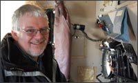 Howard Heeley in the Avro Shackleton
