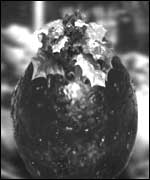 A Christmas pudding