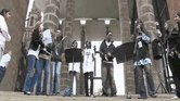 Gospel singing...