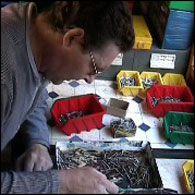 Norman in his shed