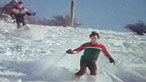Skier in Anglesey