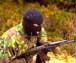 Image of a terrorist on a training exercise