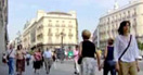 Street scene in the centre of Madrid