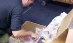 opening the lego box