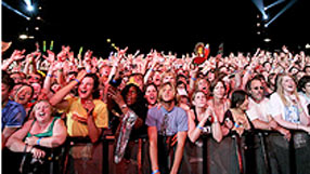 Festival crowd