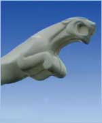 The Jaguar logo. 