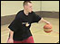 Lad with basketball