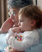 Child and grandmother