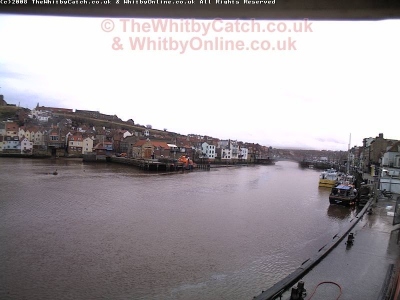 Whitby Harbour looking towards the town