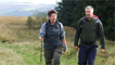 Derek and Kerry get back onto the walking trail