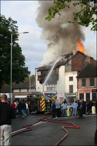 Fire in St Johns