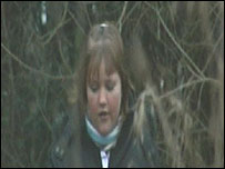 Girl in forest