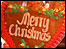 Merry Christmas Gingerbread heart