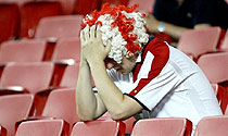 Fan in trouble