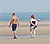 Cerddwyd ar y traeth