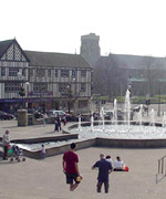 Y sgwâr, Abertawe.