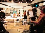 in the studio