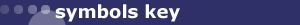 Symbols key