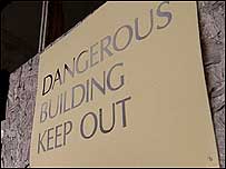 Keep Out sign