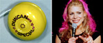 A yoyo and someone singing karaoke