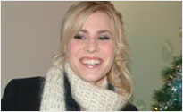Natasha Bedingfield backstage