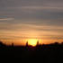 Bedroom window sunset