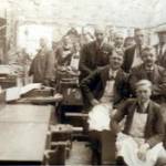 A.E. Hoyland ‘Shop Lad’ aged 16 sat at front Pattern Shop of Edger Allen & Co., Tinsley, Sheffield A.E. Hoyland ‘Shop Lad’ aged 16 sat at front Pattern Shop of Edger Allen & Co., Tinsley, Sheffield