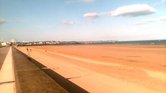 The beach