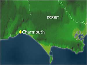 Dorset coastal map