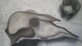 Chalk skull 2...