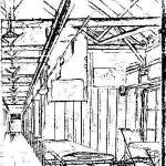 Home Sweet Home - Shirakawa. My bed was the one on the right and the heavy roof beams provided reinforcement against the earth tremors which would occur 2 or 3 times each month. Home Sweet Home - Shirakawa. My bed was the one on the right and the heavy roof beams provided reinforcement against the earth tremors which would occur 2 or 3 times each month.