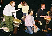 Samba drummers