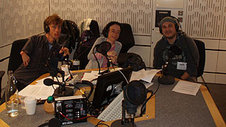 Mat Fraser, Liz Carr and Nick Rockliffe