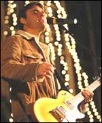 Scene from the Coventry Christmas light switch-on 2002