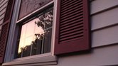 Sunrise in window...