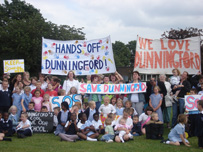 Parents protest