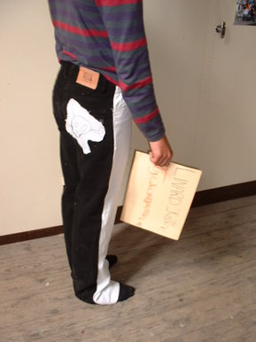 Bicolor jeans