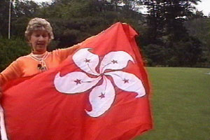 Anne buys a new flag