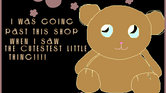 Cute little bear...