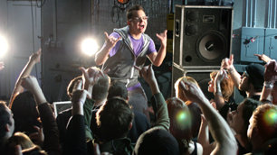 Sean on stage