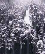 Procession crowd