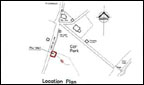 The toilet block location